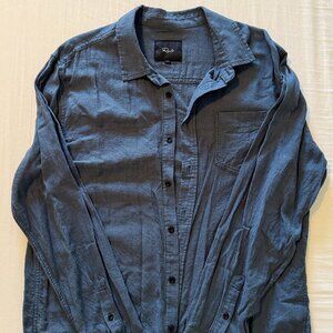 Rails Blue Casual Button Down Shirt